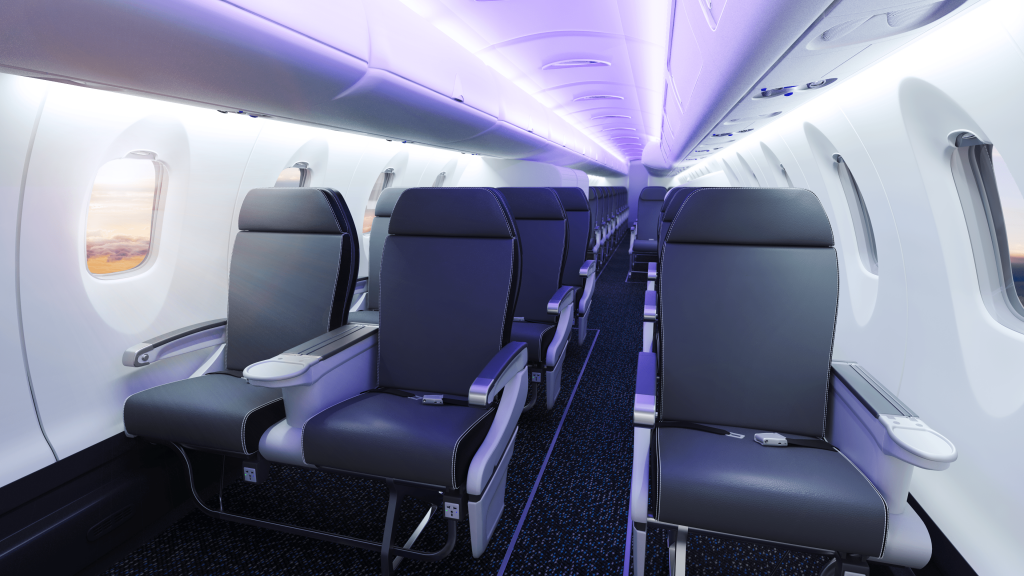 CRJ550 aircraft model interiors